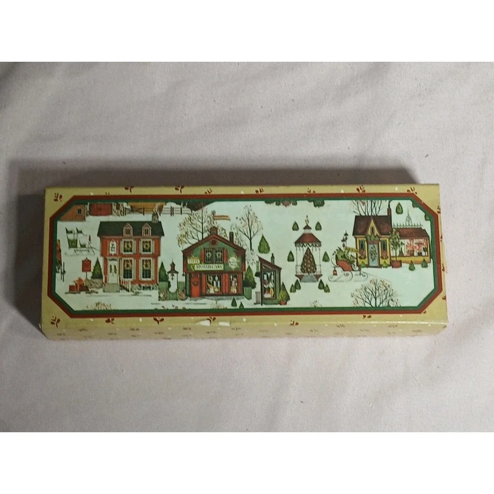 Avon Country Christmas Decal Soaps 3 Ounces Each With Box Vintage 1982